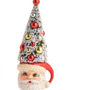 Retro Santa Tree Ornament